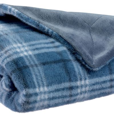 Throw blankets - Throw Luba Encre 140 X 180 - MAISON VIVARAISE - SDE VIVARAISE WINKLER