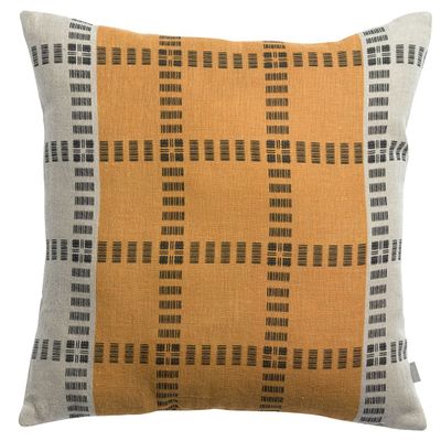 Coussins - Coussin Zeff Eden Ocre 45 x 45 - MAISON VIVARAISE - SDE VIVARAISE WINKLER