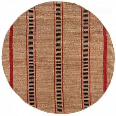 Tapis - Tapis Eden Groseille diamètre 160 - MAISON VIVARAISE - SDE VIVARAISE WINKLER