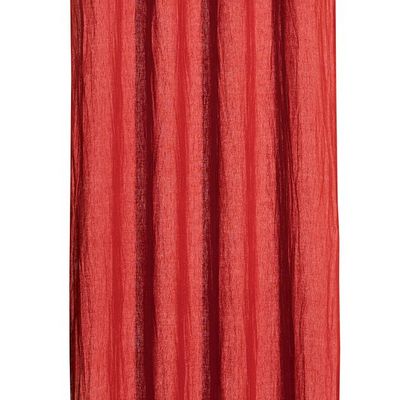 Curtains and window coverings - Curtain Stonewashed Zeff Groseille 140 X 280 - MAISON VIVARAISE – SDE VIVARAISE WINKLER