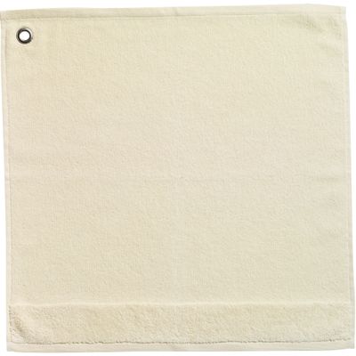 Torchons textile - Essuie-mains oeillet Curl Ivoire 50 x 50 - MAISON VIVARAISE - SDE VIVARAISE WINKLER