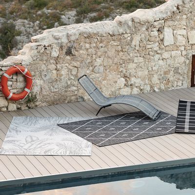 Rugs - Outdoor rug Asma Tonnerre 120 x 170 - MAISON VIVARAISE - SDE VIVARAISE WINKLER