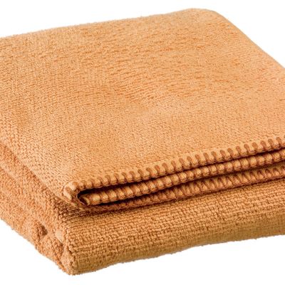 Bath towels - Bath Towel Bora Moutarde 70 X 130 - MAISON VIVARAISE – SDE VIVARAISE WINKLER