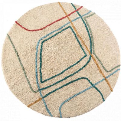 Tapis - Tapis Isac Multico diamètre 160 cm - MAISON VIVARAISE - SDE VIVARAISE WINKLER
