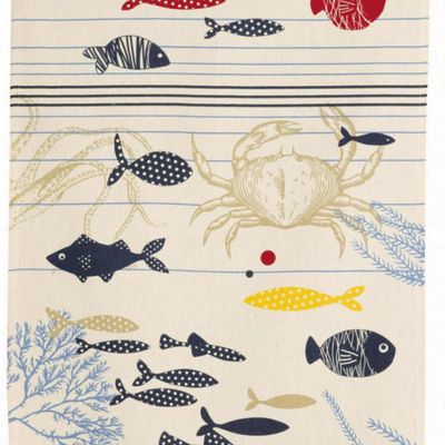 Dish towels - Kitchen Towel Ocean Ecru 50 X 70 - MAISON VIVARAISE - SDE VIVARAISE WINKLER