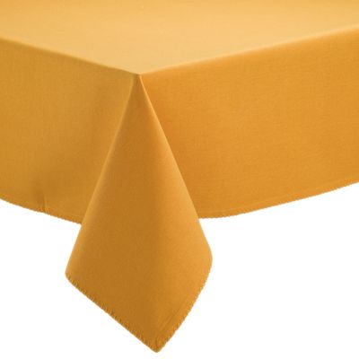 Table cloths - Table Cloth Delia Recycled Tournesol 170 X 170 - MAISON VIVARAISE – SDE VIVARAISE WINKLER