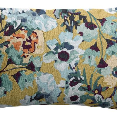 Coussins - Coussin Hortense brodé Multico 30 x 50 - MAISON VIVARAISE - SDE VIVARAISE WINKLER