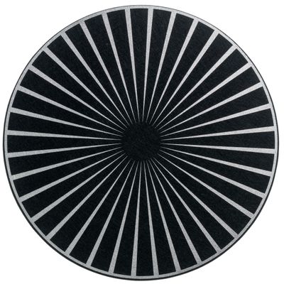 Sets de table - Set de table feutre Raini Noir/argent diamètre 40 cm - MAISON VIVARAISE – SDE VIVARAISE WINKLER