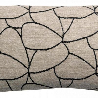 Cushions - Cushion Dany Blanc/Noir 40 X 65 - MAISON VIVARAISE - SDE VIVARAISE WINKLER