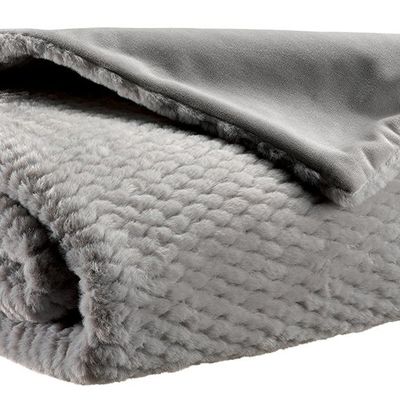 Throw blankets - Throw Georgia Perle 140 X 180 - MAISON VIVARAISE - SDE VIVARAISE WINKLER