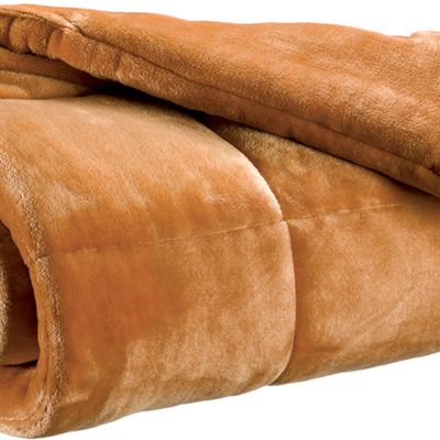 Throw blankets - Throw Betender Ocre 130 X 180 - MAISON VIVARAISE – SDE VIVARAISE WINKLER