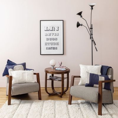 Coussins - Coussin Zeff Zaha Marine 40 x 65 - MAISON VIVARAISE - SDE VIVARAISE WINKLER