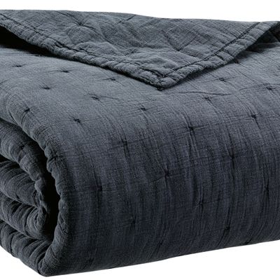 Bed linens - Bed Cover Ming Marine 240 X 260 - MAISON VIVARAISE - SDE VIVARAISE WINKLER