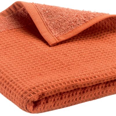 Bath towels - Recycled Hand Towel Abby Marmelade 50 X 100 - MAISON VIVARAISE – SDE VIVARAISE WINKLER