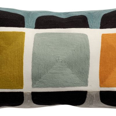 Coussins - Coussin brodé Ella Multico 30 x 50 - MAISON VIVARAISE - SDE VIVARAISE WINKLER