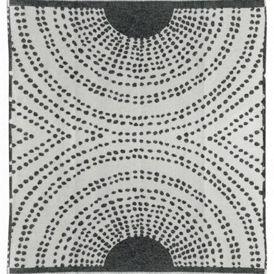 Throw blankets - Taina recycled blanket Carbone 127 X 160 - MAISON VIVARAISE - SDE VIVARAISE WINKLER