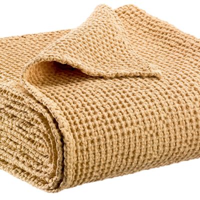 Throw blankets - Throw Stonewashed Maia Sable 140 X 200 - MAISON VIVARAISE – SDE VIVARAISE WINKLER