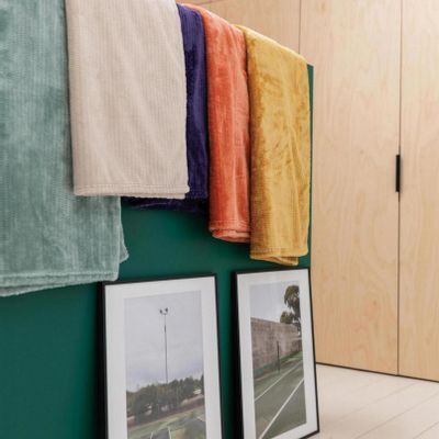 Throw blankets - Throw Adel Terracotta 130 X 160 - MAISON VIVARAISE - SDE VIVARAISE WINKLER