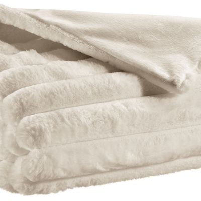 Linge de lit - Jeté de lit Alice Neige 240 x 260 - MAISON VIVARAISE - SDE VIVARAISE WINKLER