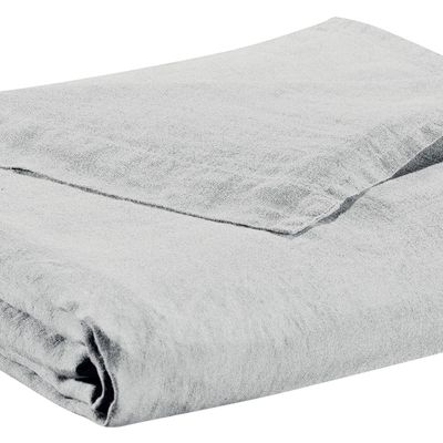 Bed linens - Flat Sheet Stonewashed Zeff Perle 240 X 300 - MAISON VIVARAISE - SDE VIVARAISE WINKLER