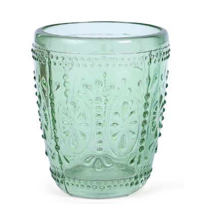 Verres - Vintage Crystal Coloured Drinking Glass - CASA AMAROSA