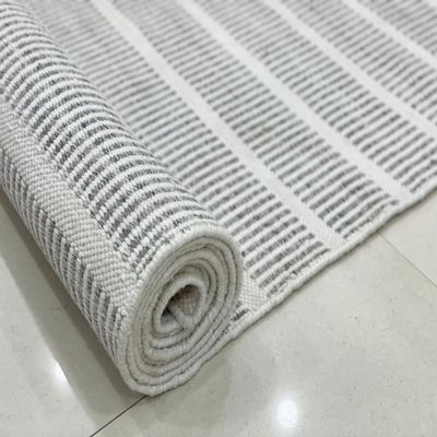 Tapis - OR 101, tapis d'extérieur/intérieur lavable en fil de polyester textur - INDIAN RUG GALLERY