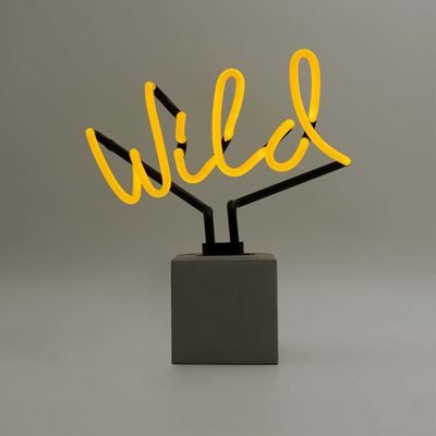 Decorative objects - Neon 'Wild' Sign - LOCOMOCEAN