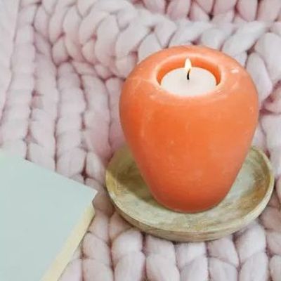 Decorative objects - Salt crystal candle holder - COCOONME