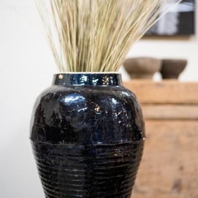 Ceramic - Lacquered old jar - PAGODA INTERNATIONAL