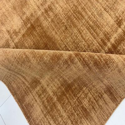 Rugs - HLR 102, Soft Shiny Gold Color Viscose Botanical Art Tencel Bamboo Silk Handloom For Home, Bedroom, Livingroom, Interior Decoration, Commercial Projects Customizable in Any Colors Designs Sizes Rug Carpet - INDIAN RUG GALLERY