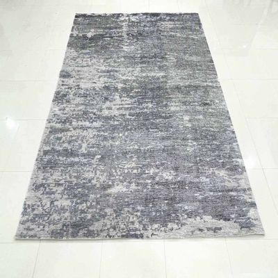 Tapis sur-mesure - ITR 103, Modern Loop Cut Direct From Indian Factory Customizable 80 - 100 Knots per square Inches Handknotted Indo Tibbetan Wool Bamboo Art Botanical Silk Rugs Carpet For Home, Hotel and Projects - INDIAN RUG GALLERY