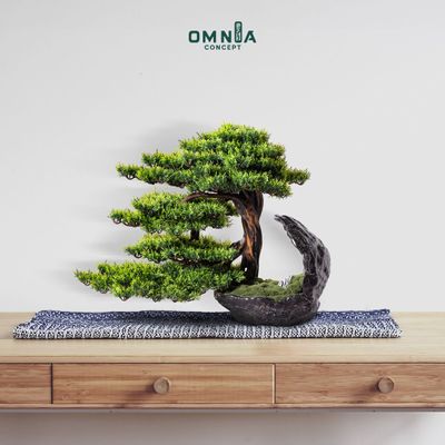 Decorative objects - Deimos handmade decorative artificial bonsai. - OMNIA CONCEPT