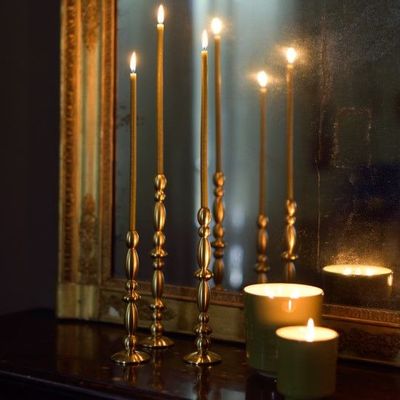 Decorative objects - Victoria brass candle holder - MAISON PECHAVY