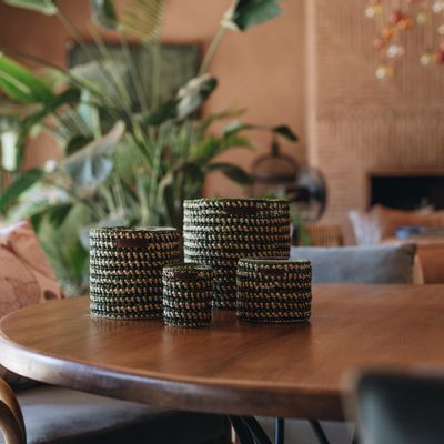 Objets de décoration - Raphia Mona - CÔTÉ BOUGIE MARRAKECH