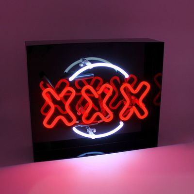 Objets de décoration - Boîte au néon en verre 'XXX' - LOCOMOCEAN