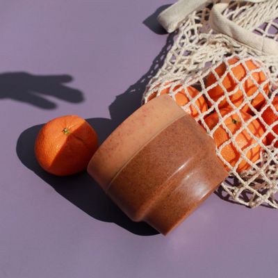 Mugs - 250ml recycled citrus coffee cup - REPULP DESIGN