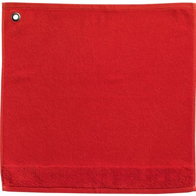 Torchons textile - Essuie-mains oeillet Curl Paprika 50 x 50 - MAISON VIVARAISE - SDE VIVARAISE WINKLER