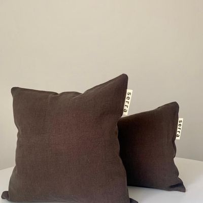 Couettes et oreillers  - Coussin décorative Pino Chocolat - SERRA ANTWERP
