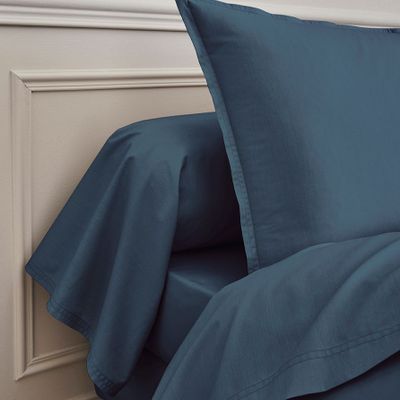 Bed linens - Percale de coton Première Bleu nuit - Duvet set - ALEXANDRE TURPAULT