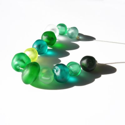 Cadeaux - Globe verre collier - CHAMA NAVARRO