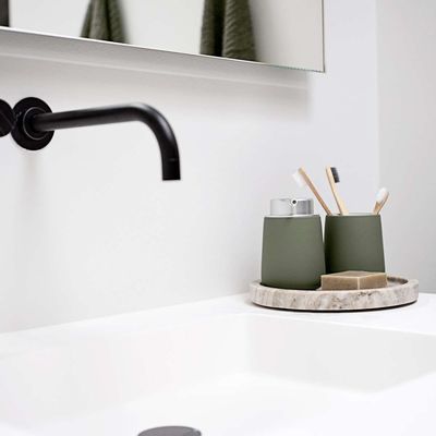 Installation accessories - NOVA Olive Green Soap Dispenser - ZONE DENMARK