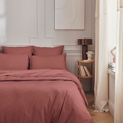 Linge de lit - Percale de coton Première Bois de Rose - Parure de lit - ESSIX