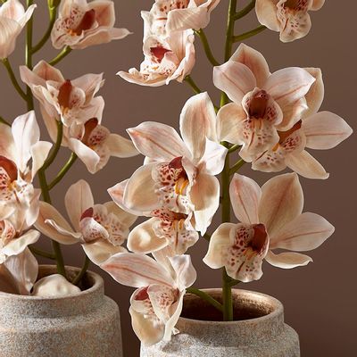 Floral decoration - Cymbidium - Lou de Castellane - Artificial Flowers - LOU DE CASTELLANE