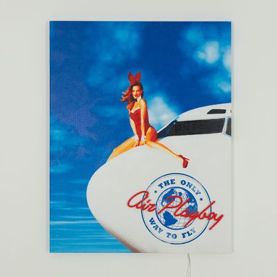Wall lamps - Playboy Wall Art with LED Neon - Air Playboy - LOCOMOCEAN