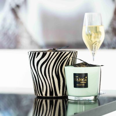 Candles - ZEBRA candle - VICTORIA WITH LOVE COLLECTION
