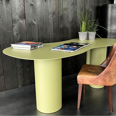 Dining Tables - Komodo metal table or desk - TERRE ET METAL