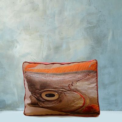 Coussins textile - Coussin gousset rectangulaire. FISH CL7 - MIKKA DESIGN INK