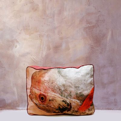 Coussins textile - Coussin gousset rectangulaire. FISH CL8 - MIKKA DESIGN INK