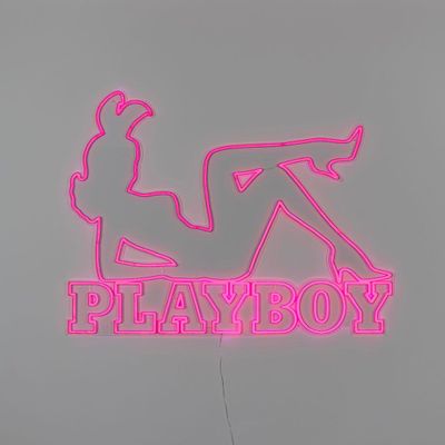 Wall lamps - Playboy LED Wall Mounted Sign - Playmate Pink - LOCOMOCEAN