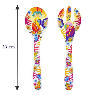 Table mat - Bahia Parrot Collection Melamine Tableware - LES JARDINS DE LA COMTESSE